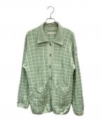 Sea Room lynnシールームリン）の古着「カーディガン」｜黄緑