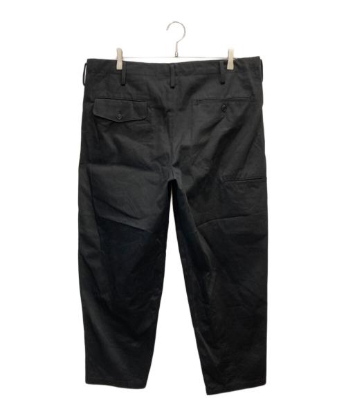 Y's for men（ワイズフォーメン）Y's for men (ワイズフォーメン) ONE-TUCK PANTS WITH PIECE NAME ブラック サイズ:2の古着・服飾アイテム
