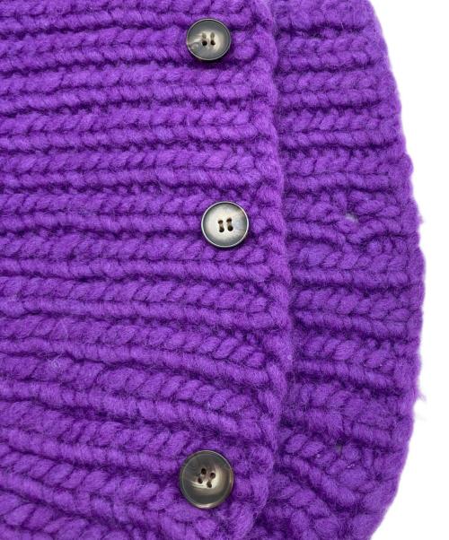 Ameri（アメリ）Ameri (アメリ) 2WAY HAND KNIT VEST パープル サイズ:Fの古着・服飾アイテム