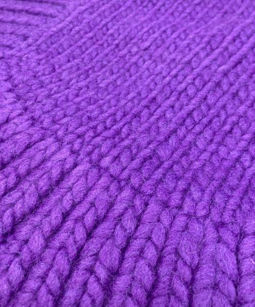 Ameri（アメリ）Ameri (アメリ) 2WAY HAND KNIT VEST パープル サイズ:Fの古着・服飾アイテム