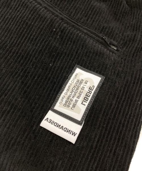 WIND AND SEA（ウィンダンシー）WIND AND SEA (ウィンダンシー) LIBERE (リベーレ) コーデュロイパンツ ブラック サイズ:Mの古着・服飾アイテム