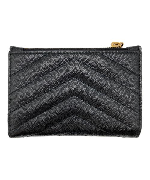 Yves Saint Laurent（イヴサンローラン）Yves Saint Laurent (イヴサンローラン) 2つ折り財布 ブラックの古着・服飾アイテム