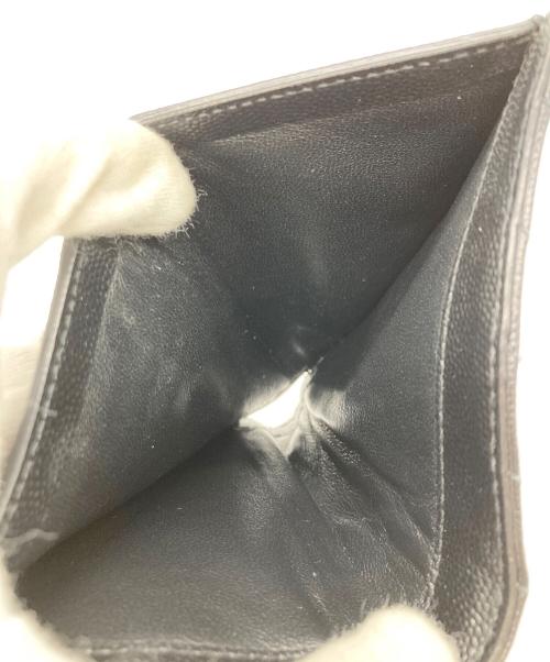 Yves Saint Laurent（イヴサンローラン）Yves Saint Laurent (イヴサンローラン) 2つ折り財布 ブラックの古着・服飾アイテム