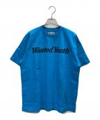 WASTED YOUTHウェイステッドユース）の古着「プリントTシャツ」｜ブルー