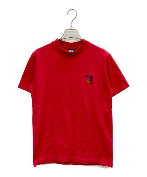 stussy（ステューシー）stussy (ステューシー) 90's Tシャツ レッド サイズ:Sの古着・服飾アイテム