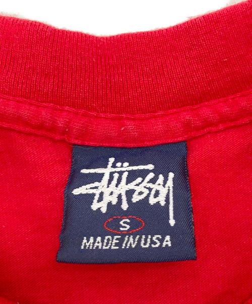 stussy（ステューシー）stussy (ステューシー) 90's Tシャツ レッド サイズ:Sの古着・服飾アイテム