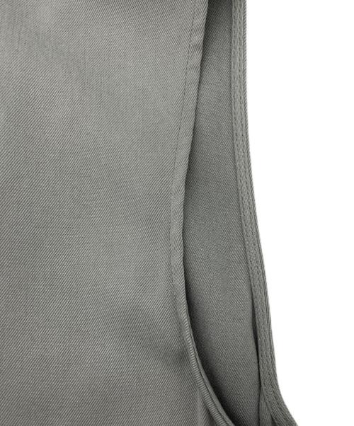 theory luxe（セオリーリュクス）theory luxe (セオリーリュクス) Vネックサイドスリットロングジレ ライトグレー サイズ:38の古着・服飾アイテム