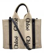 Chloeクロエ）の古着「Woodyスモールトートバッグ」｜ベージュ