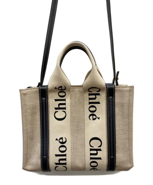 Chloe（クロエ）Chloe (クロエ) Woodyスモールトートバッグ ベージュ サイズ:表記なしの古着・服飾アイテム