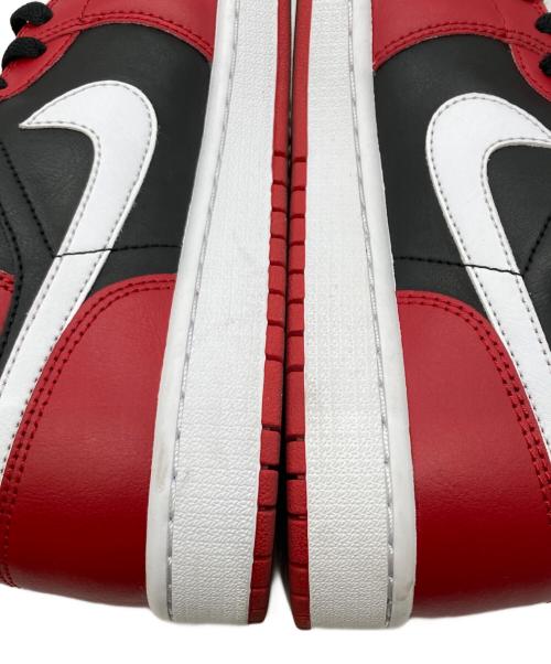 NIKE（ナイキ）NIKE (ナイキ) Air Jordan 1 Mid Black Gym Red White サイズ:UK8.5/BUR42./US9.5/27.5cmの古着・服飾アイテム