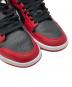 中古・古着 NIKE (ナイキ) Air Jordan 1 Mid Black Gym Red White サイズ:UK8.5/BUR42./US9.5/27.5cm：10000円