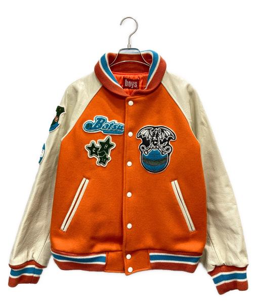 BA-TSU（バツ）BA-TSU (バツ) フルデコスタジャン オレンジ サイズ:表記なしの古着・服飾アイテム