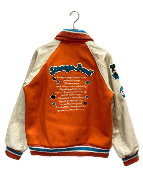BA-TSU（バツ）BA-TSU (バツ) フルデコスタジャン オレンジ サイズ:表記なしの古着・服飾アイテム