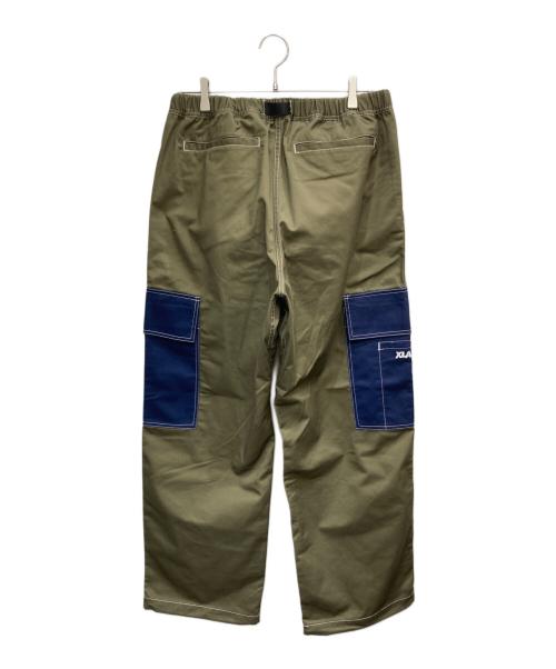 X-LARGE（エクストララージ）X-LARGE (エクストララージ) COLOR STITCHED CARGO PANTS グリーン サイズ:Lの古着・服飾アイテム
