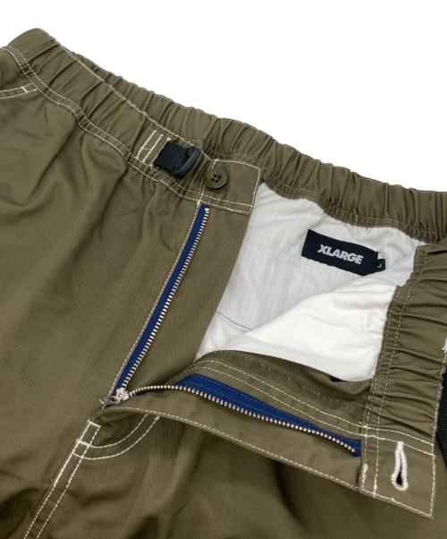 X-LARGE（エクストララージ）X-LARGE (エクストララージ) COLOR STITCHED CARGO PANTS グリーン サイズ:Lの古着・服飾アイテム