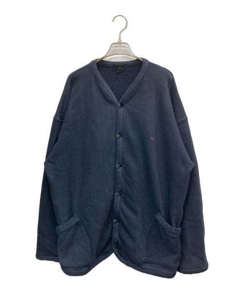 45R（フォーティファイブ・アール）45R (フォーティファイブ・アール) スウェットカーディガン ネイビー サイズ:4の古着・服飾アイテム