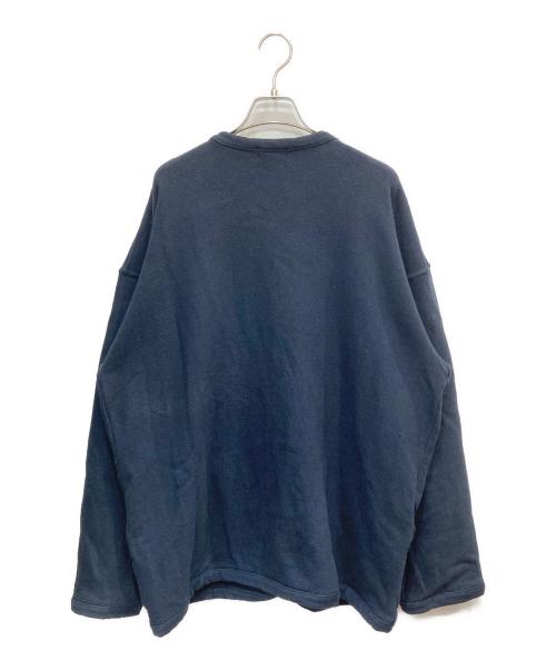 45R（フォーティファイブ・アール）45R (フォーティファイブ・アール) スウェットカーディガン ネイビー サイズ:4の古着・服飾アイテム