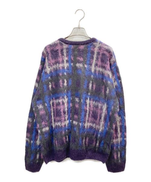 Dime（ダイム）Dime (ダイム) モヘア混ニット ブルー サイズ:Lの古着・服飾アイテム