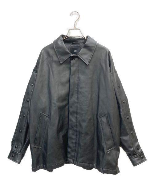 HARE（ハレ）HARE (ハレ) スリーブスナップブルゾン ブラック サイズ:Mの古着・服飾アイテム