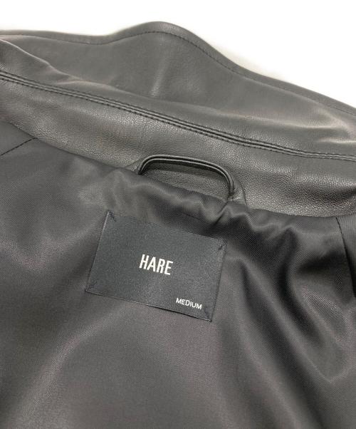 HARE（ハレ）HARE (ハレ) スリーブスナップブルゾン ブラック サイズ:Mの古着・服飾アイテム