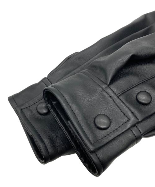 HARE（ハレ）HARE (ハレ) スリーブスナップブルゾン ブラック サイズ:Mの古着・服飾アイテム