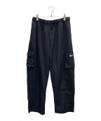 NIKEナイキ）の古着「NSW ESSENTIAL WOVEN HR CAR PAN」｜ブラック