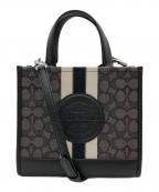 COACHコーチ）の古着「デンプシー トート 22」｜ブラック