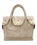 Carving Tribesカービングトライブス）の古着「ハンドバッグ」｜ベージュ