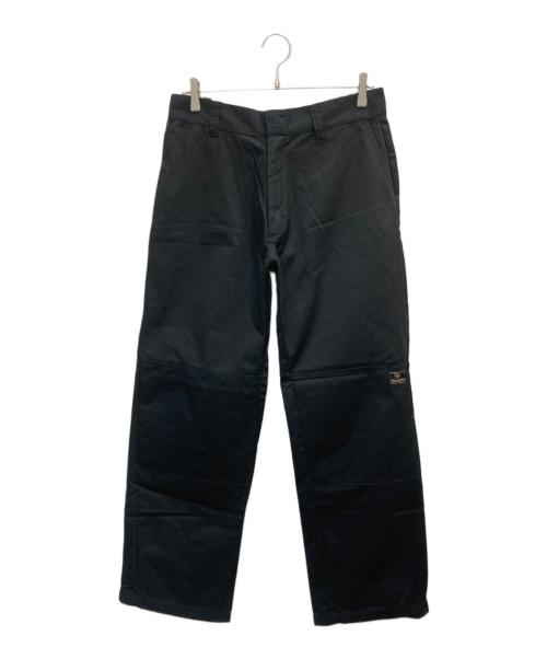 HEADLIGHT（ヘッドライト）HEADLIGHT (ヘッドライト) ダブルニーワークパンツ ブラック サイズ:Mの古着・服飾アイテム