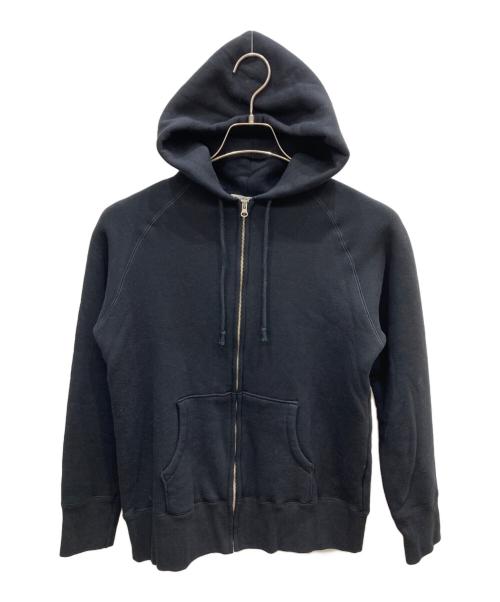 atelier naruse（アトリエナルセ）atelier naruse (アトリエナルセ) コットン吊裏毛スウェットパーカー ブラック サイズ:表記なしの古着・服飾アイテム