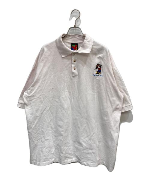 MICKEY UNLIMITED（ミッキー アンリミテッド）MICKEY UNLIMITED (ミッキー アンリミテッド) ポロシャツ ピンク サイズ:表記なしの古着・服飾アイテム