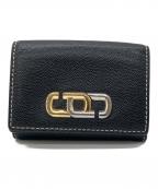 MARC JACOBSマークジェイコブズ）の古着「3つ折り財布」｜ブラック