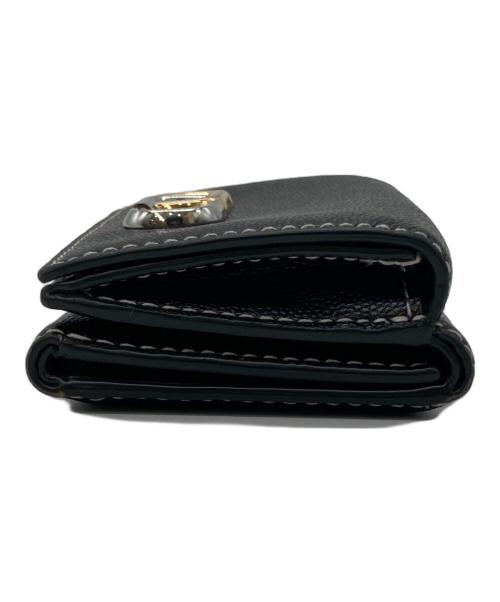MARC JACOBS（マークジェイコブズ）MARC JACOBS (マーク ジェイコブス) 3つ折り財布 ブラック サイズ:表記なしの古着・服飾アイテム