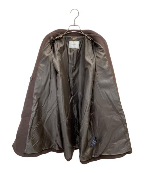 SLOBE IENA（スローブ イエナ）SLOBE IENA (スローブ イエナ) メルトンビッグPコート ブラウン サイズ:38の古着・服飾アイテム