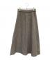 ESTNATION（エストネーション）の古着「リバーフレアスカート」｜ライトグレー