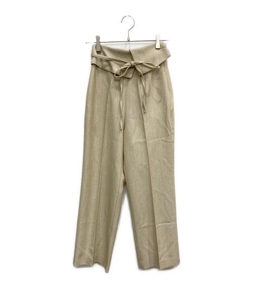 Eaphi（エフィ）Eaphi (エフィ) asymmetry wrap belt pants ベージュ サイズ:S 未使用品の古着・服飾アイテム