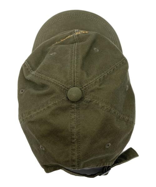 THE H.W.DOG&CO（ザエイチダブリュードッグアンドコー）THE H.W.DOG&CO (ザ エイチダブリュウ ドッグアンドコー) BIO PROCESSED SHALLOW CAP カーキ サイズ:表記なしの古着・服飾アイテム