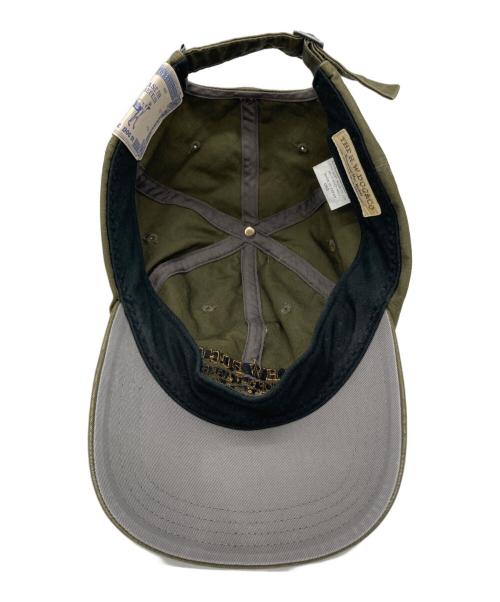 THE H.W.DOG&CO（ザエイチダブリュードッグアンドコー）THE H.W.DOG&CO (ザ エイチダブリュウ ドッグアンドコー) BIO PROCESSED SHALLOW CAP カーキ サイズ:表記なしの古着・服飾アイテム