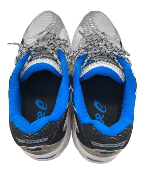 asics（アシックス）asics (アシックス) GEL-NIMBUS 10.1 ブルー×シルバー サイズ:US9.5/UK8.5/EUR43/27.5cmの古着・服飾アイテム