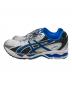 asics (アシックス) GEL-NIMBUS 10.1 ブルー×シルバー サイズ:US9.5/UK8.5/EUR43/27.5cm：9000円