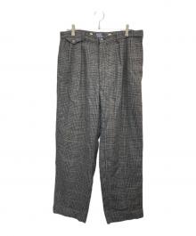 POLO RALPH LAUREN（ポロ・ラルフローレン）の古着「ウールチェックパンツ」｜グレー×ブラック