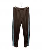 MAISON SPECIALメゾンスペシャル）の古着「クロシェサイドラインイージージャージパンツ」｜ブラウン
