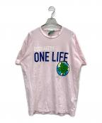 DSQUARED2ディースクエアード）の古着「プリントTシャツ」｜ピンク