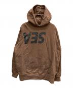 WIND AND SEA×GOD SELECTION XXXウィンダンシー×ゴッドセレクショントリプルエックス）の古着「プルオーバーパーカー」｜ブラウン