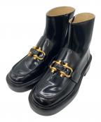 BOTTEGA VENETAボッテガベネタ）の古着「MONSIEUR ANKLE BOOT」｜ブラック