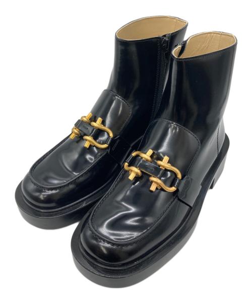 BOTTEGA VENETA（ボッテガベネタ）BOTTEGA VENETA (ボッテガベネタ) MONSIEUR ANKLE BOOT ブラック サイズ:38の古着・服飾アイテム