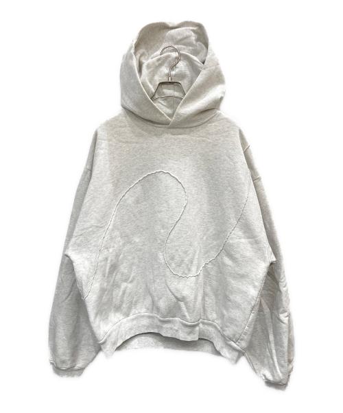 ERL（イーアールエル）ERL (イーアールエル) フーデッドパーカー アイボリー サイズ:Lの古着・服飾アイテム