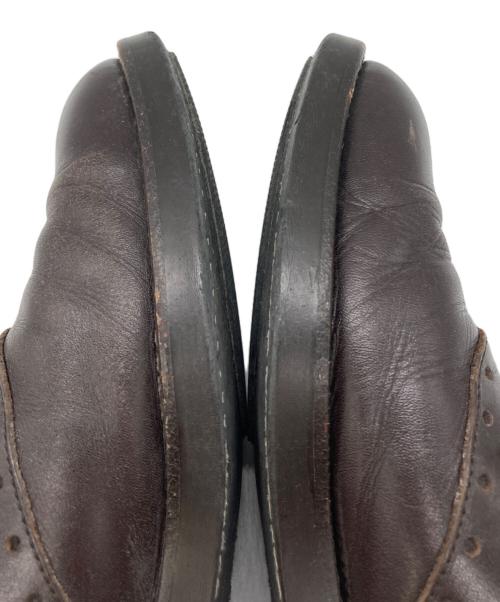 COMME des GARCONS HOMME（コムデギャルソン オム）COMME des GARCONS HOMME (コムデギャルソン オム) パンチングデザインドレスシューズ ブラウン サイズ:24の古着・服飾アイテム
