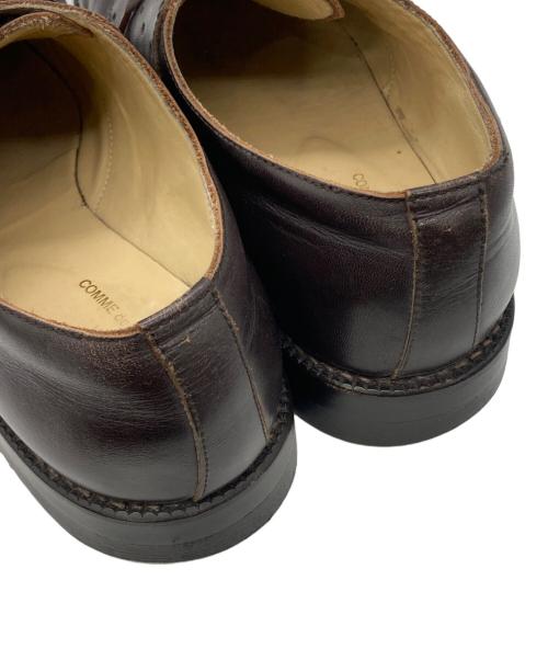 COMME des GARCONS HOMME（コムデギャルソン オム）COMME des GARCONS HOMME (コムデギャルソン オム) パンチングデザインドレスシューズ ブラウン サイズ:24の古着・服飾アイテム