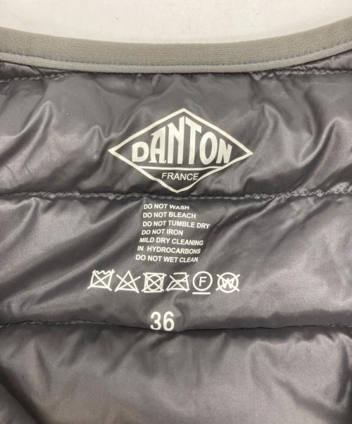 DANTON（ダントン）DANTON (ダントン) Crew Neck Inner Down Jacket グレー サイズ:36の古着・服飾アイテム